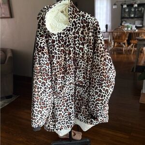 “The Comfy” Leopard Sherpa Hoodie